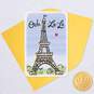 3.25" Mini Ooh-La-La Heart Eiffel Tower Blank Card, , large image number 5