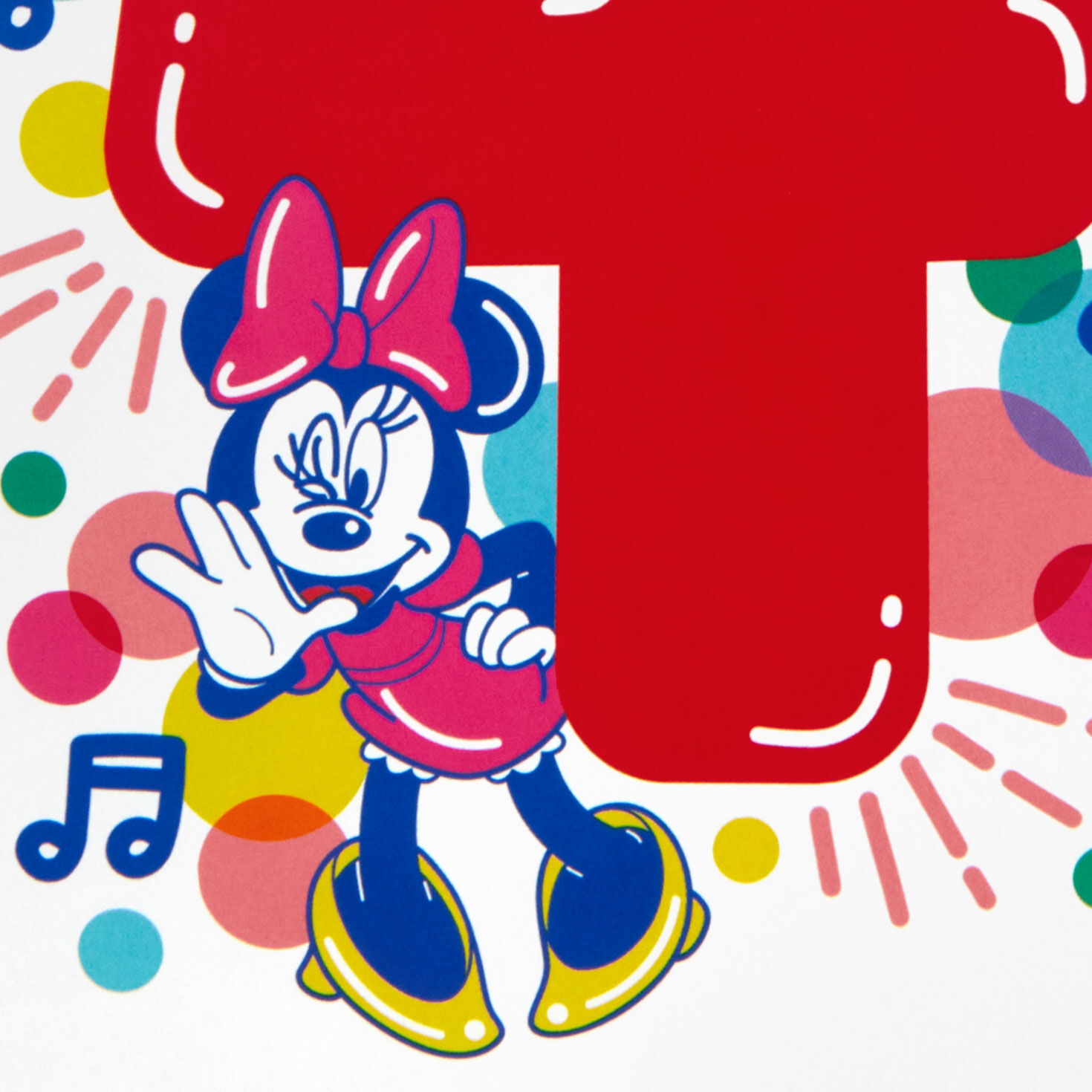 Disney Minnie Mouse Musical 4th Birthday Card Card Front Detail image number 4