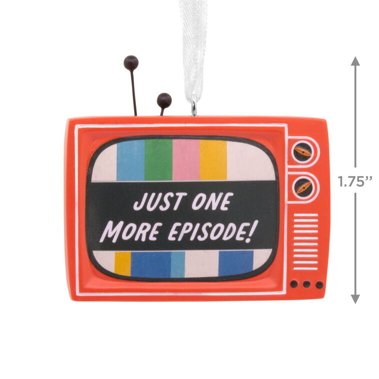 Old Fashioned TV Christmas Ornament measurement image number 3