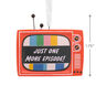 Old Fashioned TV Christmas Ornament measurement image number 3