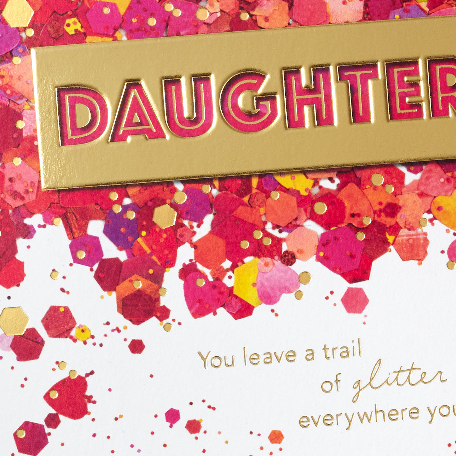 Proud of the Sparkle You Bring to Our Family Birthday Card for Daughter, , large image number 4