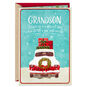 Vintage Car Christmas Card for Grandson Card Front image number 1