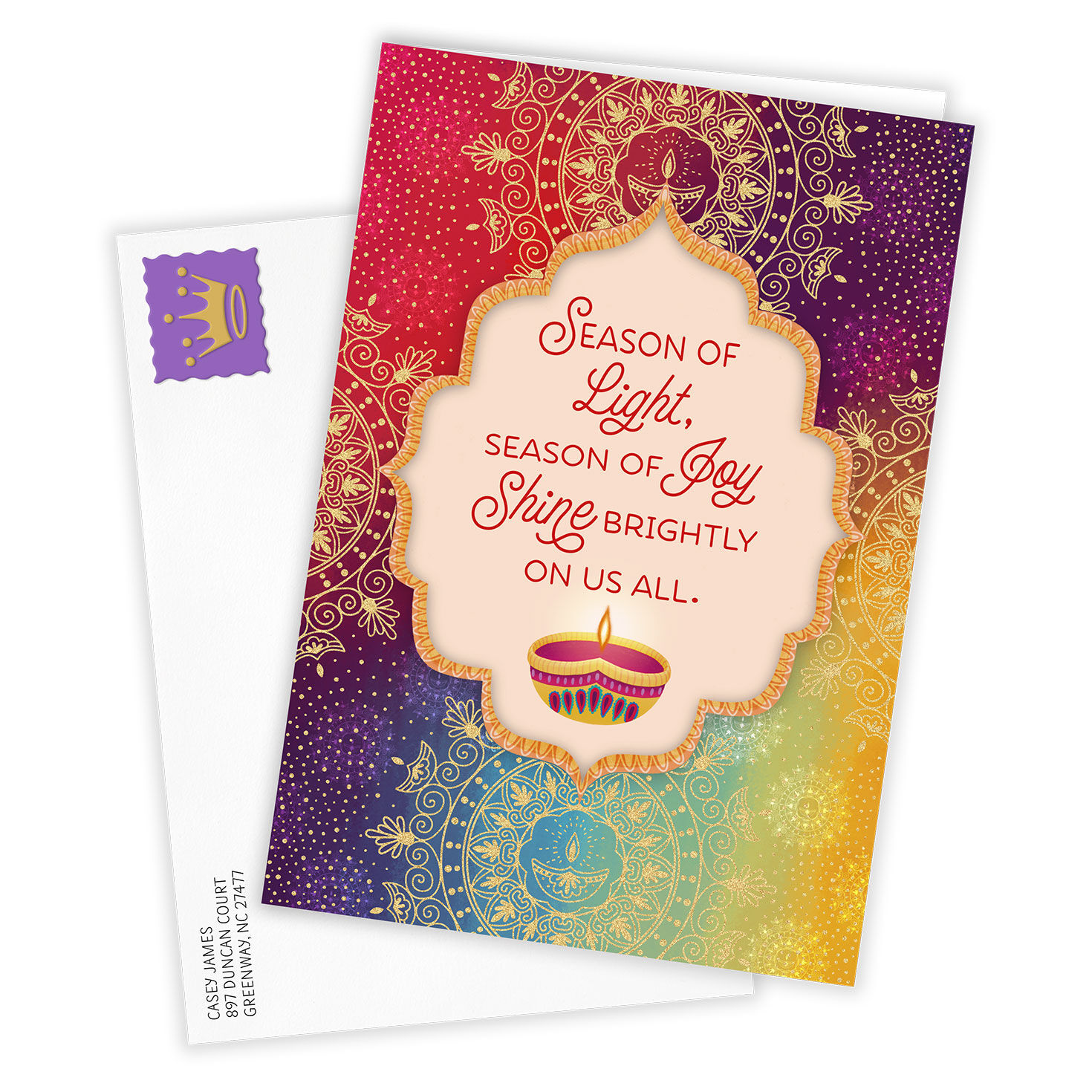 Season of Light Custom Diwali Card, , large image number 2