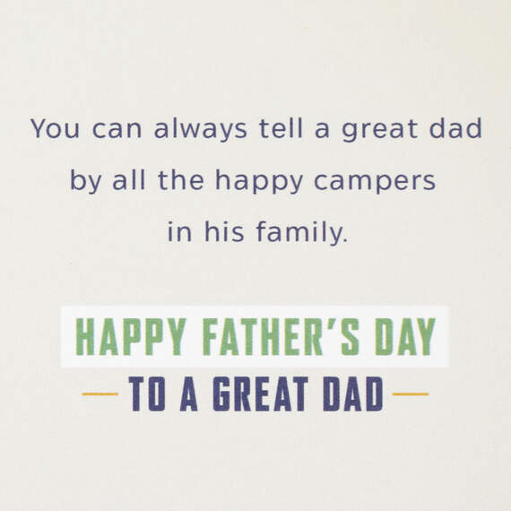 Live Love Camp Father's Day Card With Camping Decal, , large image number 2