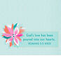 Poinsettias Religious Christmas Card for Aunt scripture image number 3