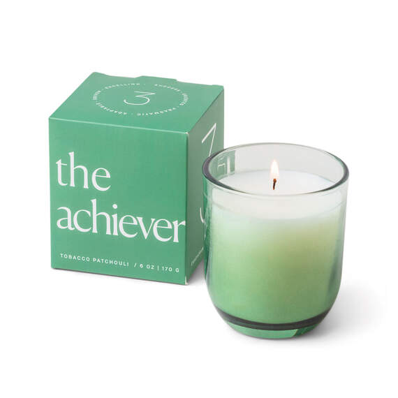 Paddywax Enneagram Achiever Tobacco and Patchouli Jar Candle. 6 oz., , large image number 1