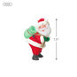 Vintage Santa With Green Sack Keepsake Ornament  image number 3