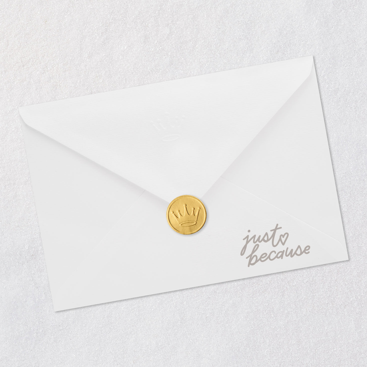 Floral Dove Blank Card Envelope Back with Seal image number 6