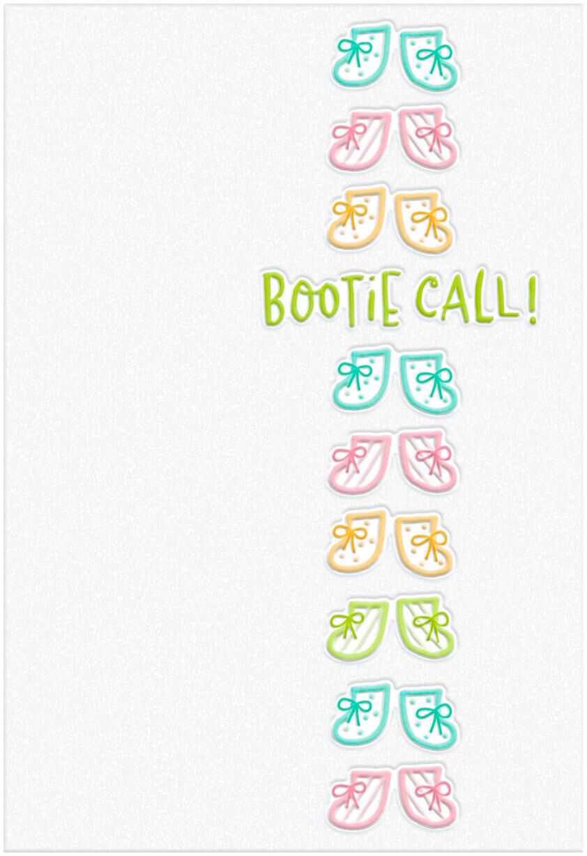 bootie call funny new baby card greeting cards hallmark funny new baby