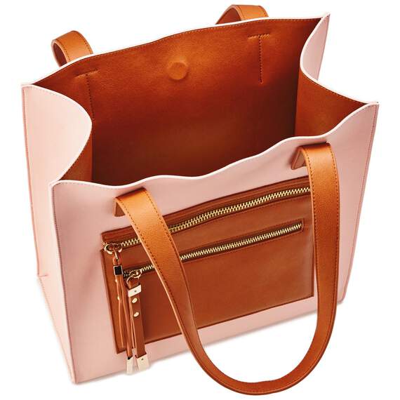 Mark & Hall Blush Colorblock Tote, , large image number 3