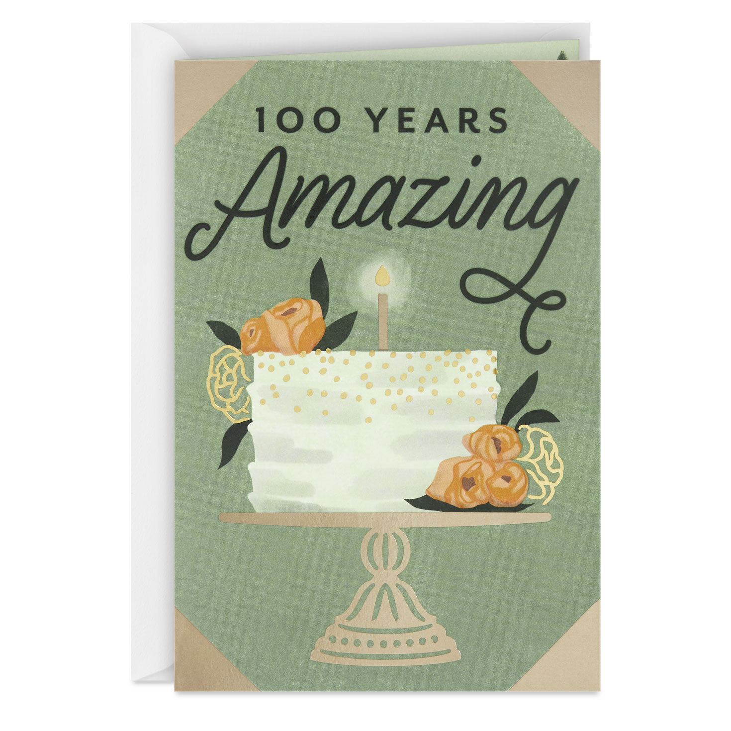 A Great Example of 100 Years Young 100th Birthday Card