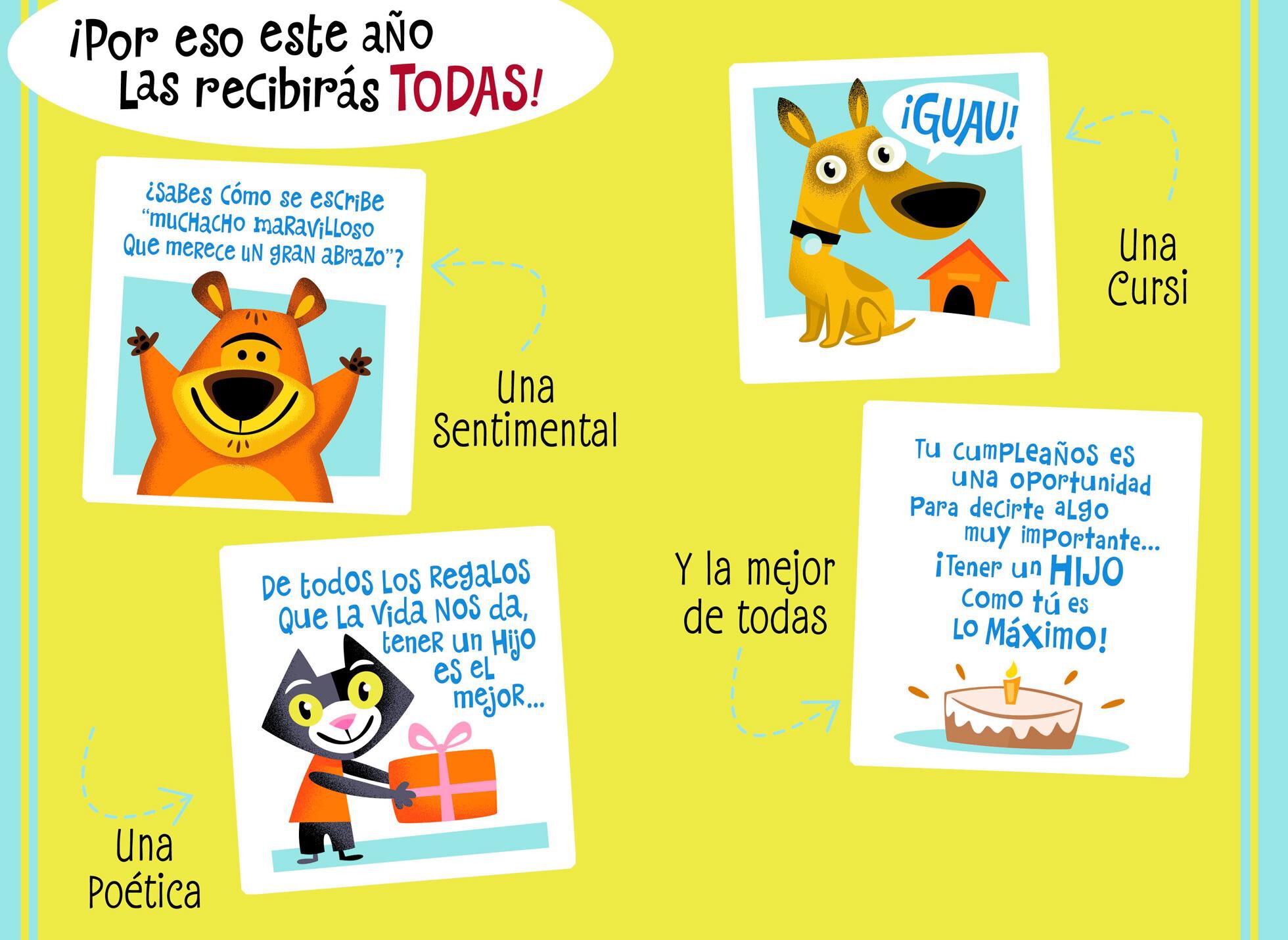 A Son Like You Spanish-Language Birthday Card