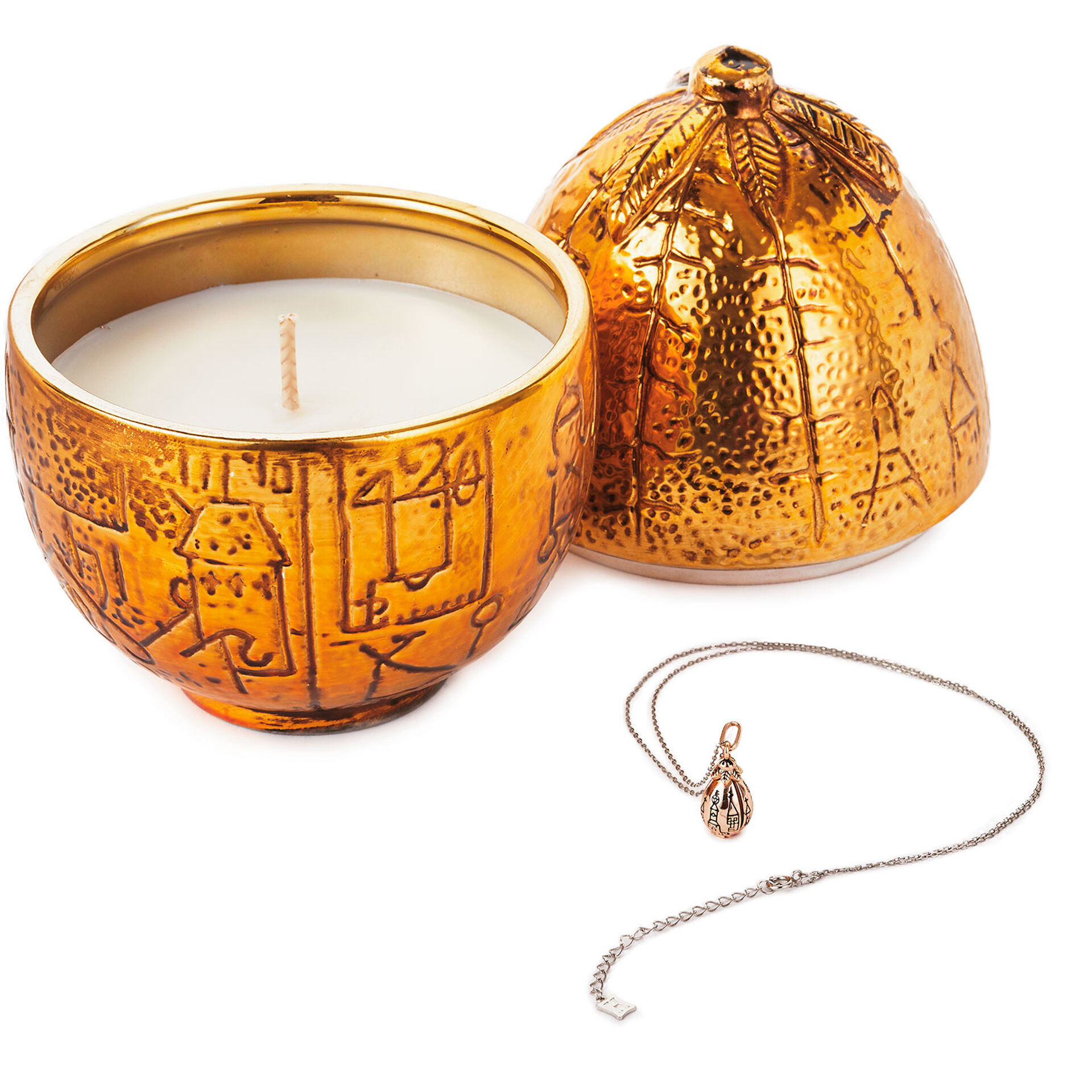 Charmed Aroma Harry Potter Golden Egg Candle With Necklace Candles