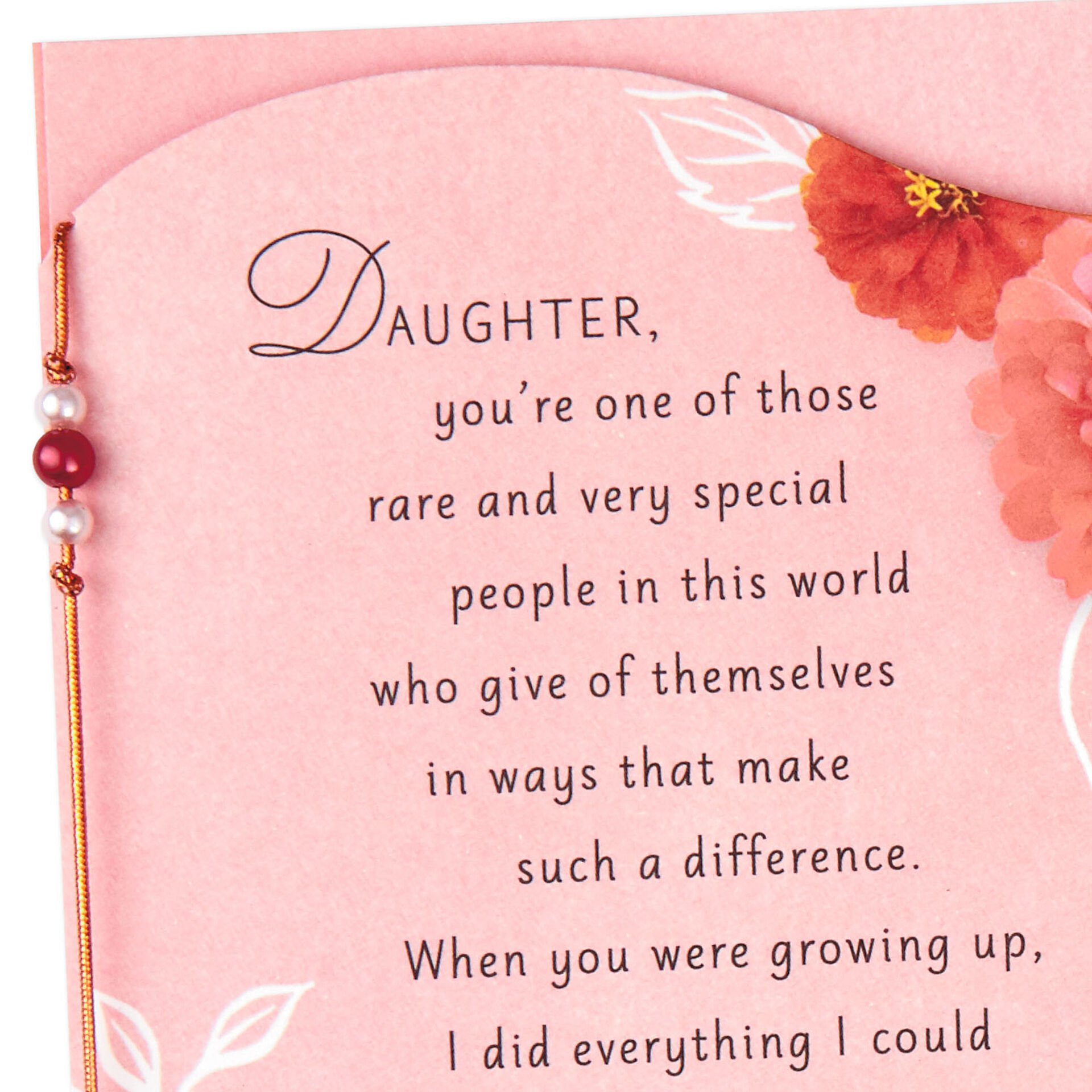 You're a Kind and Loving Person Mother's Day Card for Daughter