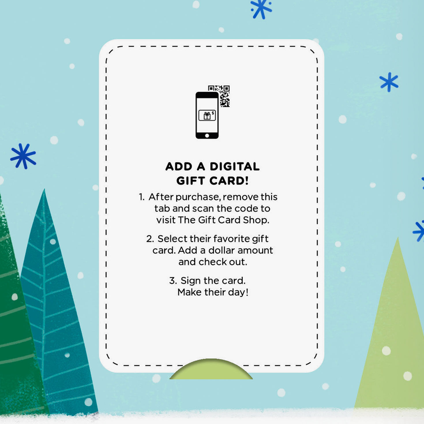 Happy Holidays Smiling Snowman Gift Card Greeting Holiday Card, , large image number 6