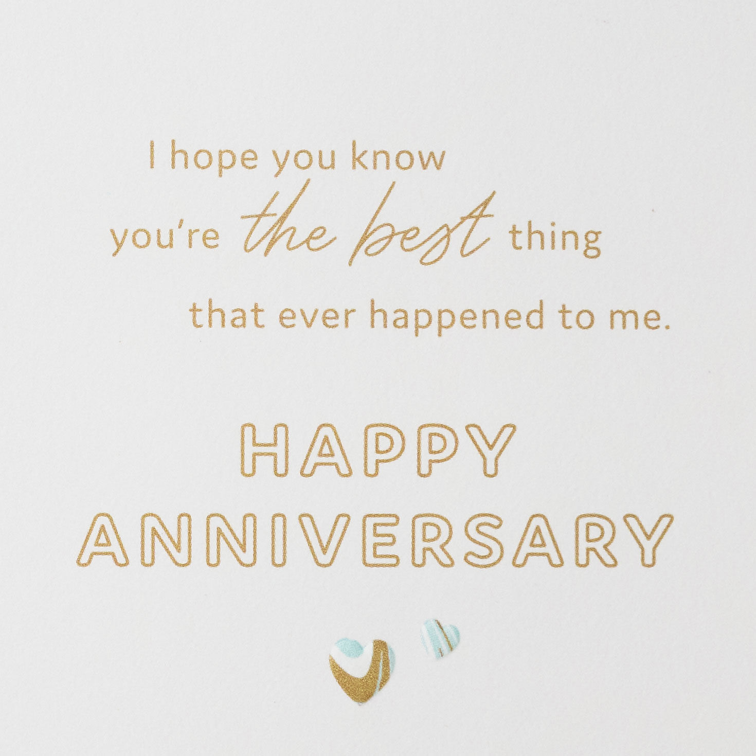 I Love You More Romantic Anniversary Card Sentiment image number 3