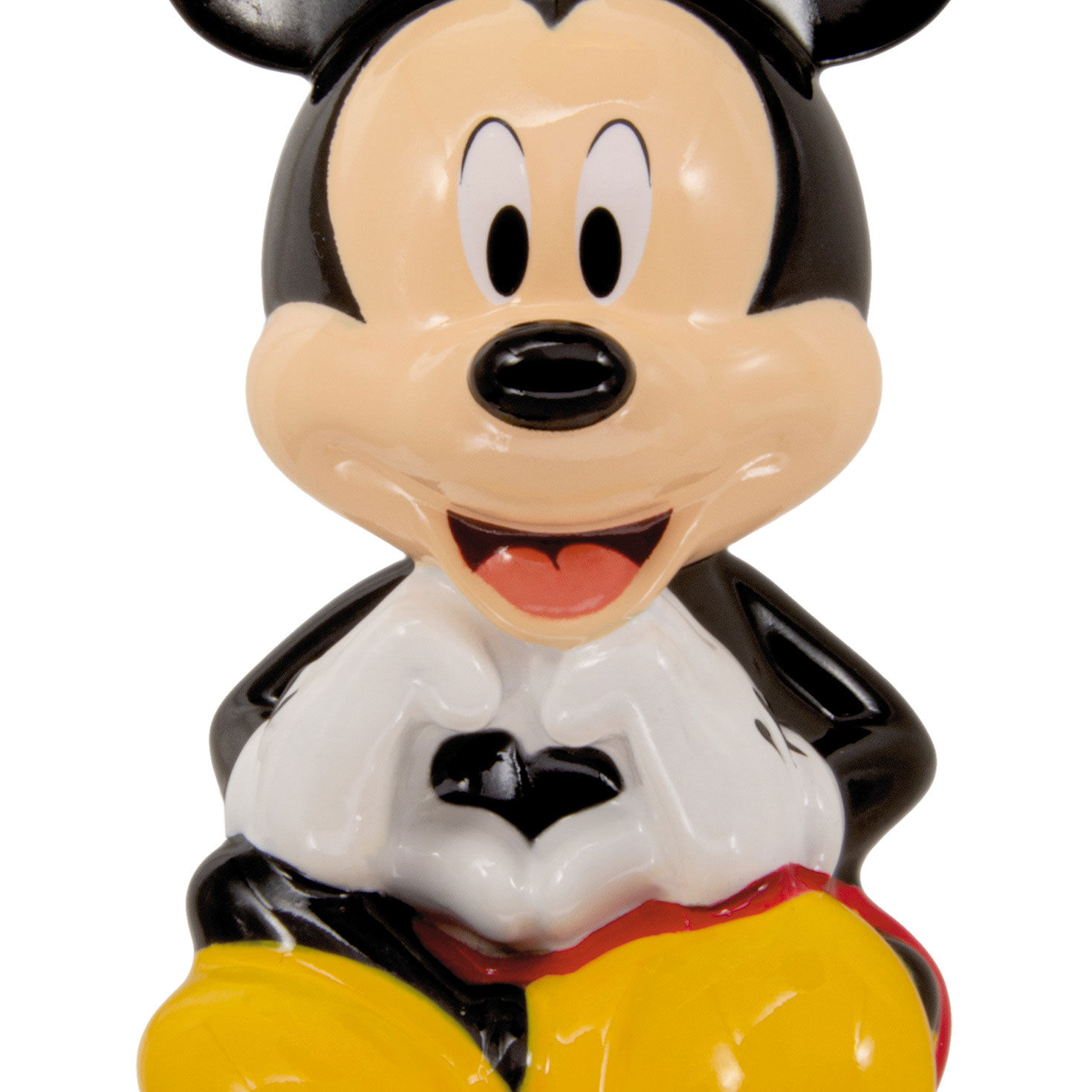 Mickey Mouse Heart Hands Ornament closeup view image number 3