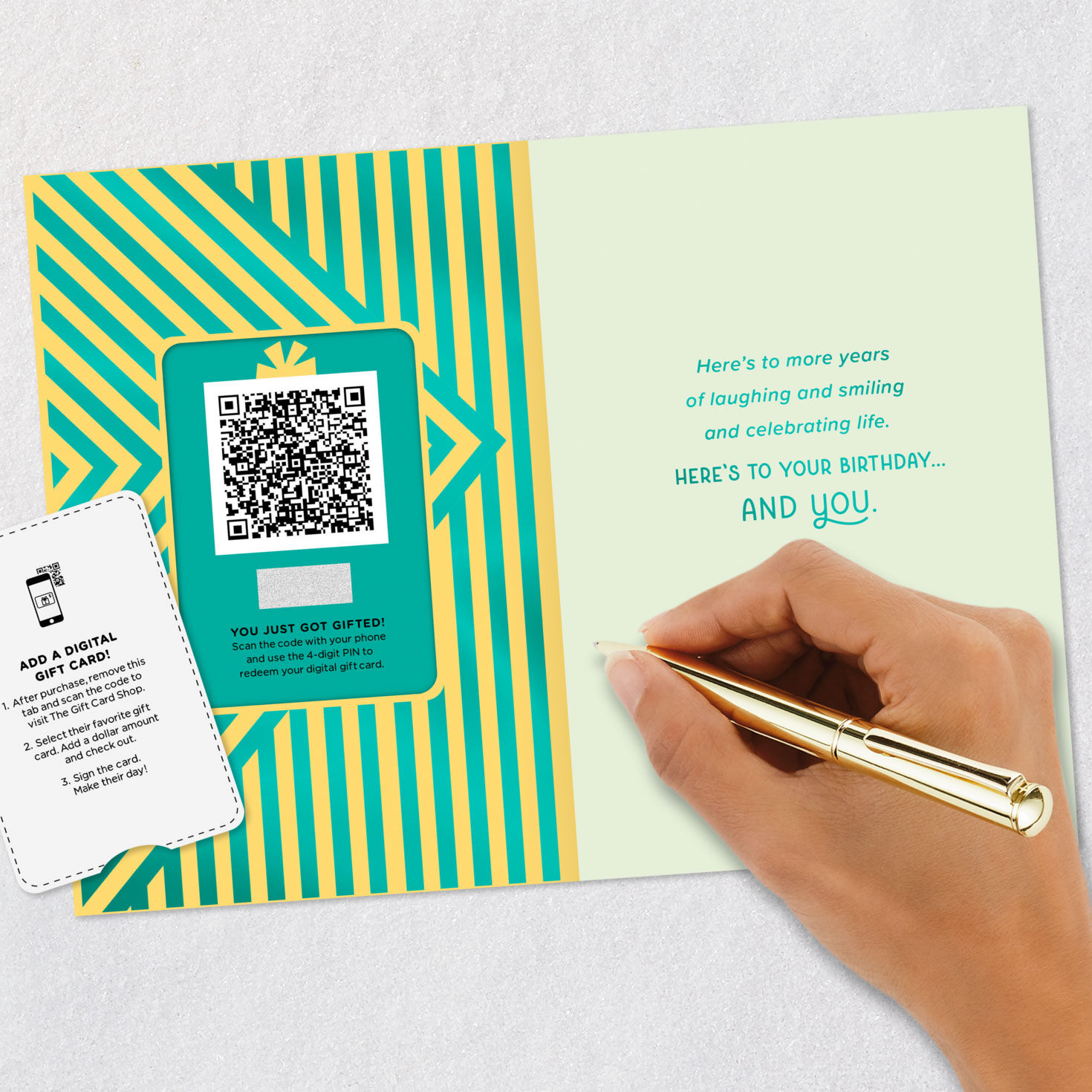 Here's to You Cake and Candles Gift Card Greeting Birthday Card for only USD 4.99 | Hallmark