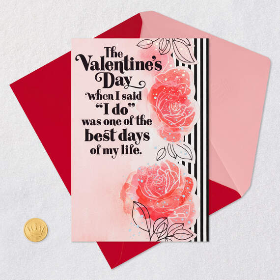 Best Day of My Life Valentine's Day Anniversary Card for Wife, , large image number 6