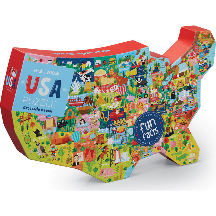 Crocodile Creek USA 200-Piece Jigsaw Puzzle
