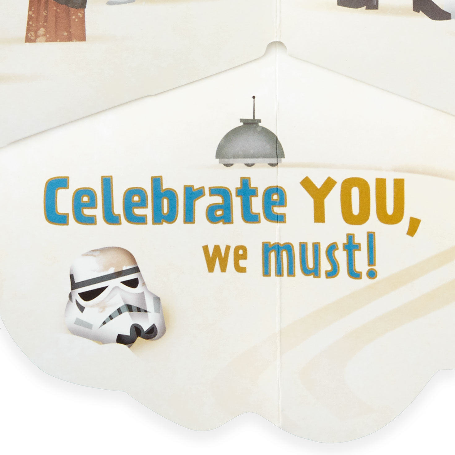 Star Wars Heroes and Droids Pop-Up Fathers Day Card Sentiment image number 3