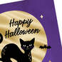 Happy Halloween Black Cat and Full Moon Halloween Card, , large image number 4