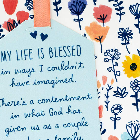 My Life Is Blessed Religious Father's Day Card for Husband, , large image number 5