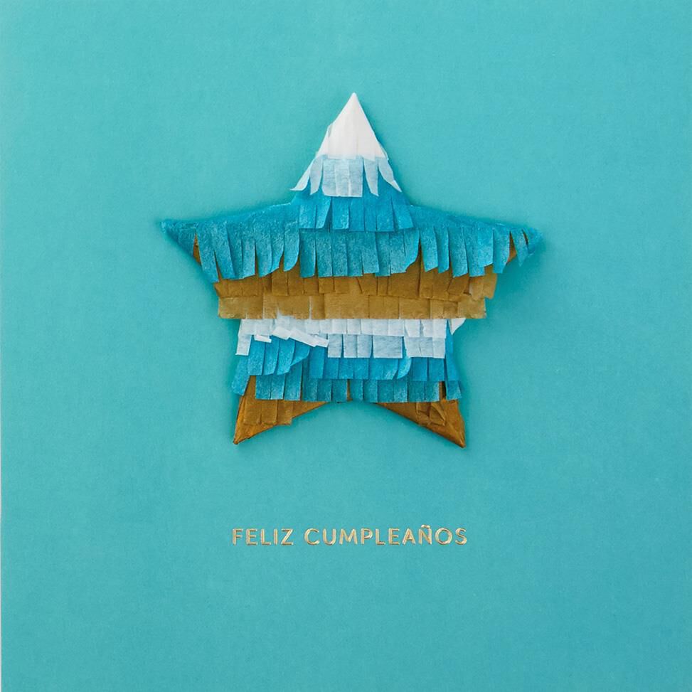 Lleno de Sorpresas Spanish Language Birthday Card