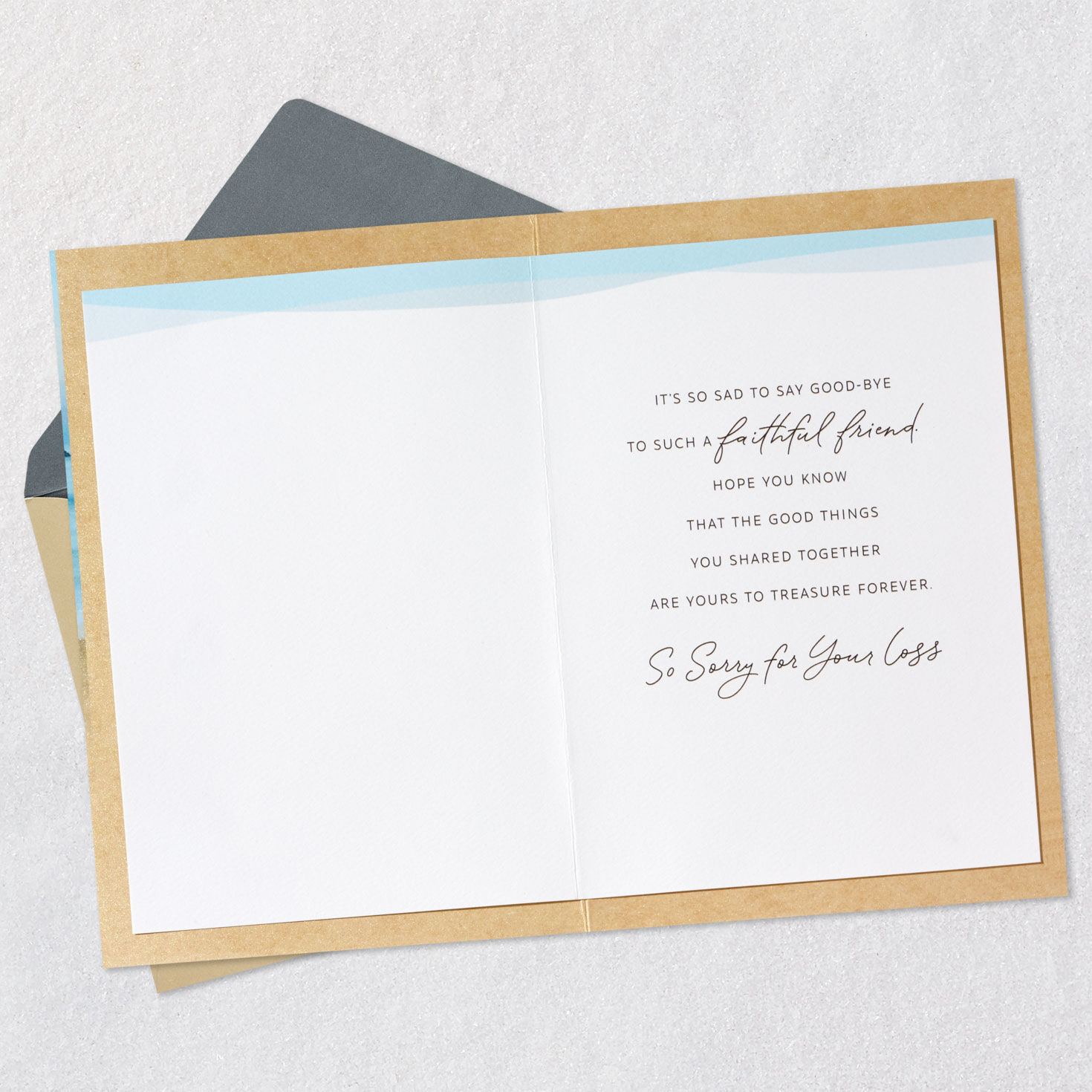 A Faithful Friend to Treasure Sympathy Card for Loss of Dog for only USD 5.59 | Hallmark
