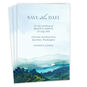 Mountain Scenery Personalized Save the Date Card front fanned image number 1