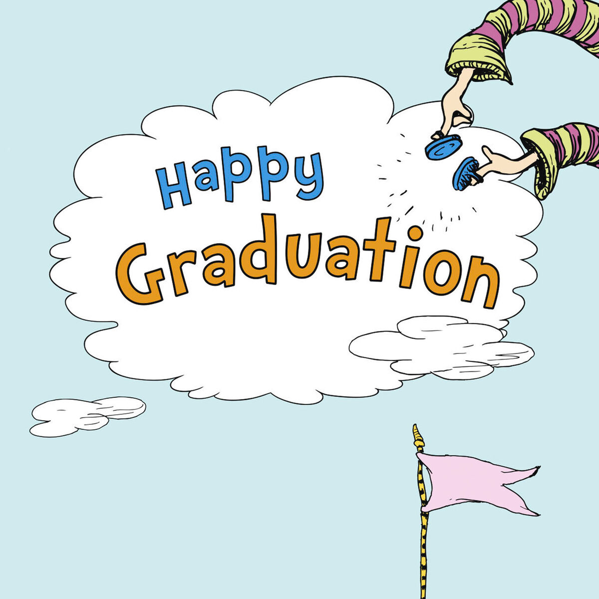 Dr. Seuss™ Oh, The Places You'll Go! Balloon Graduation Card - Greeting