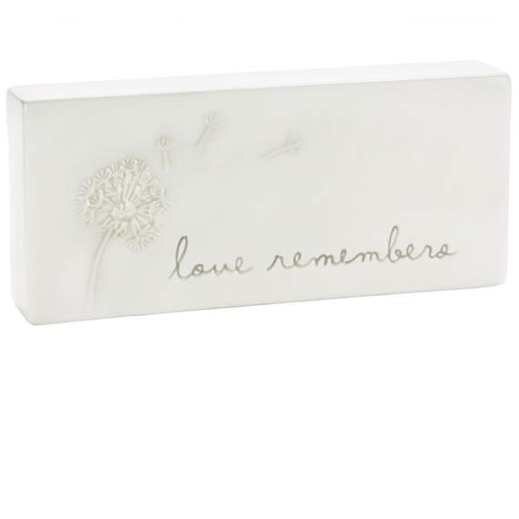 Love Remembers Ceramic Quote Sign, , large image number 1