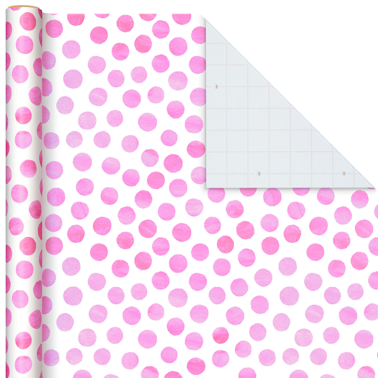 baby pink christmas wrapping paper