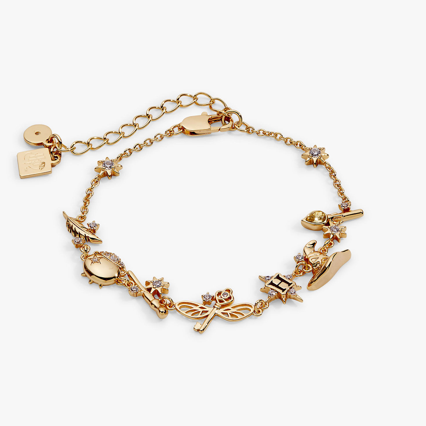 Alex And Ani Harry Potter™ Mixed Icon Inline Charm Bracelet