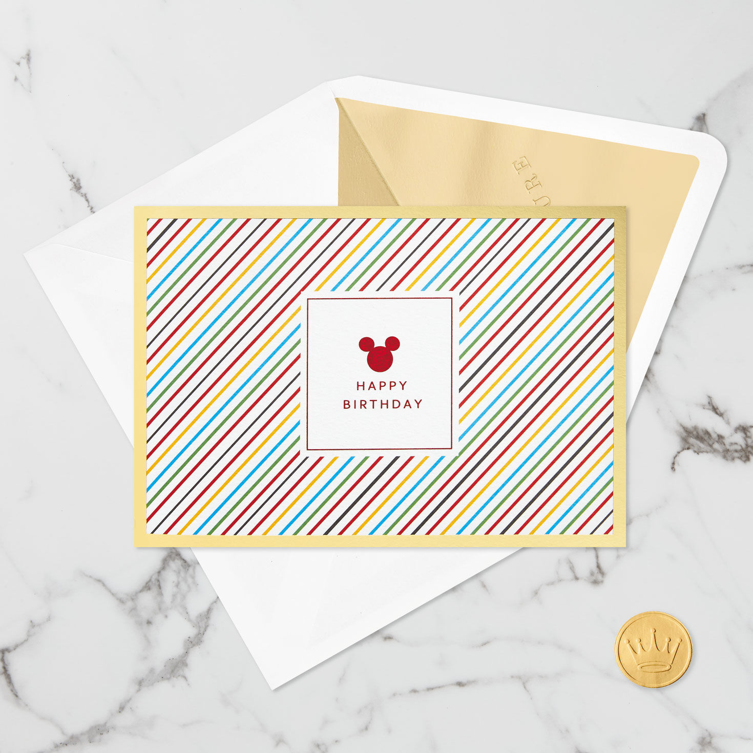 Disney Mickey Mouse Cake 3D Pop-Up Birthday Card, , large image number 4