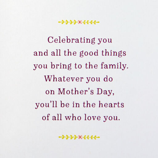 All You Bring to the Family Mother's Day Card for Aunt, 