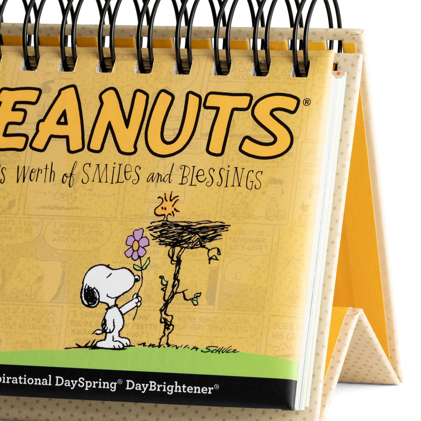 Peanuts Smiles and Blessings Perpetual Calendar closeup view image number 5