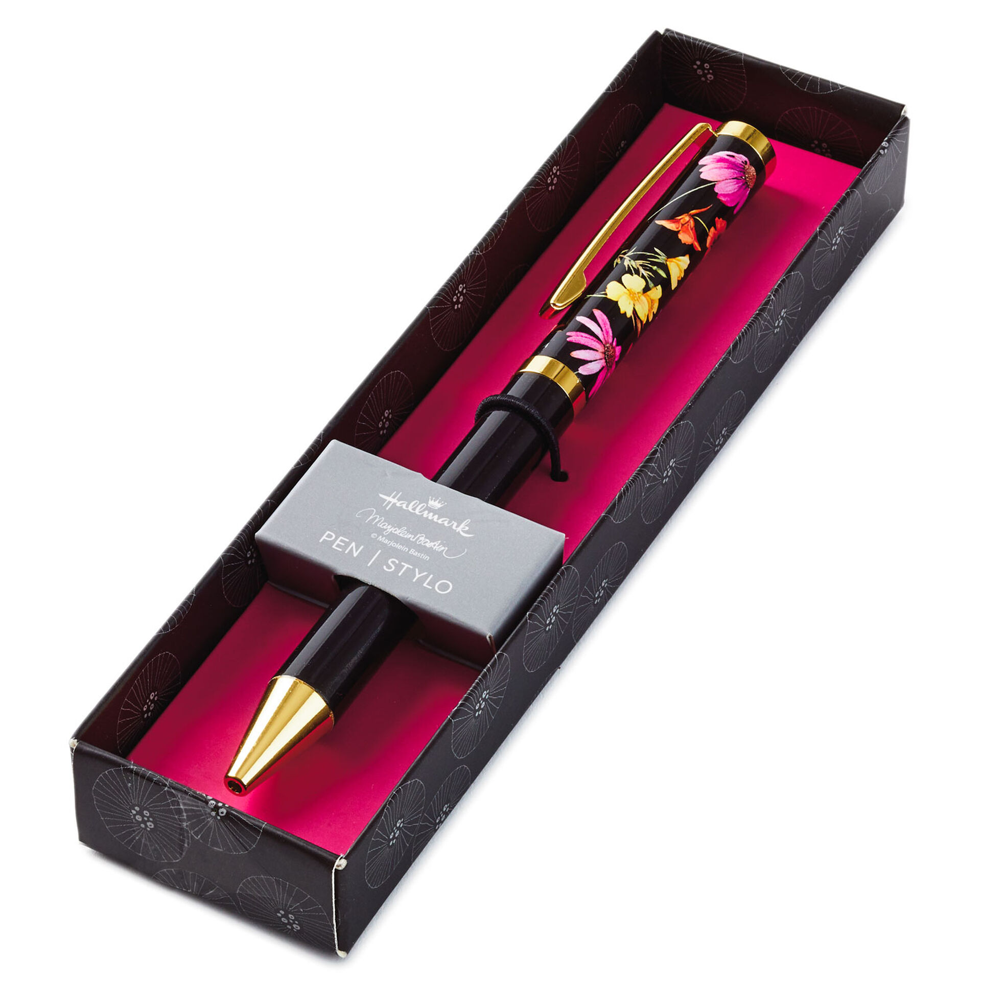 marjolein bastin black floral pen