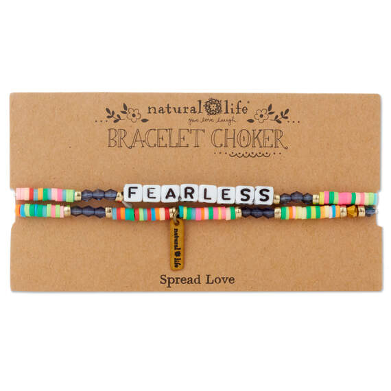Natural Life Fearless Bracelet Choker Wrap Jewelry, , large image number 1