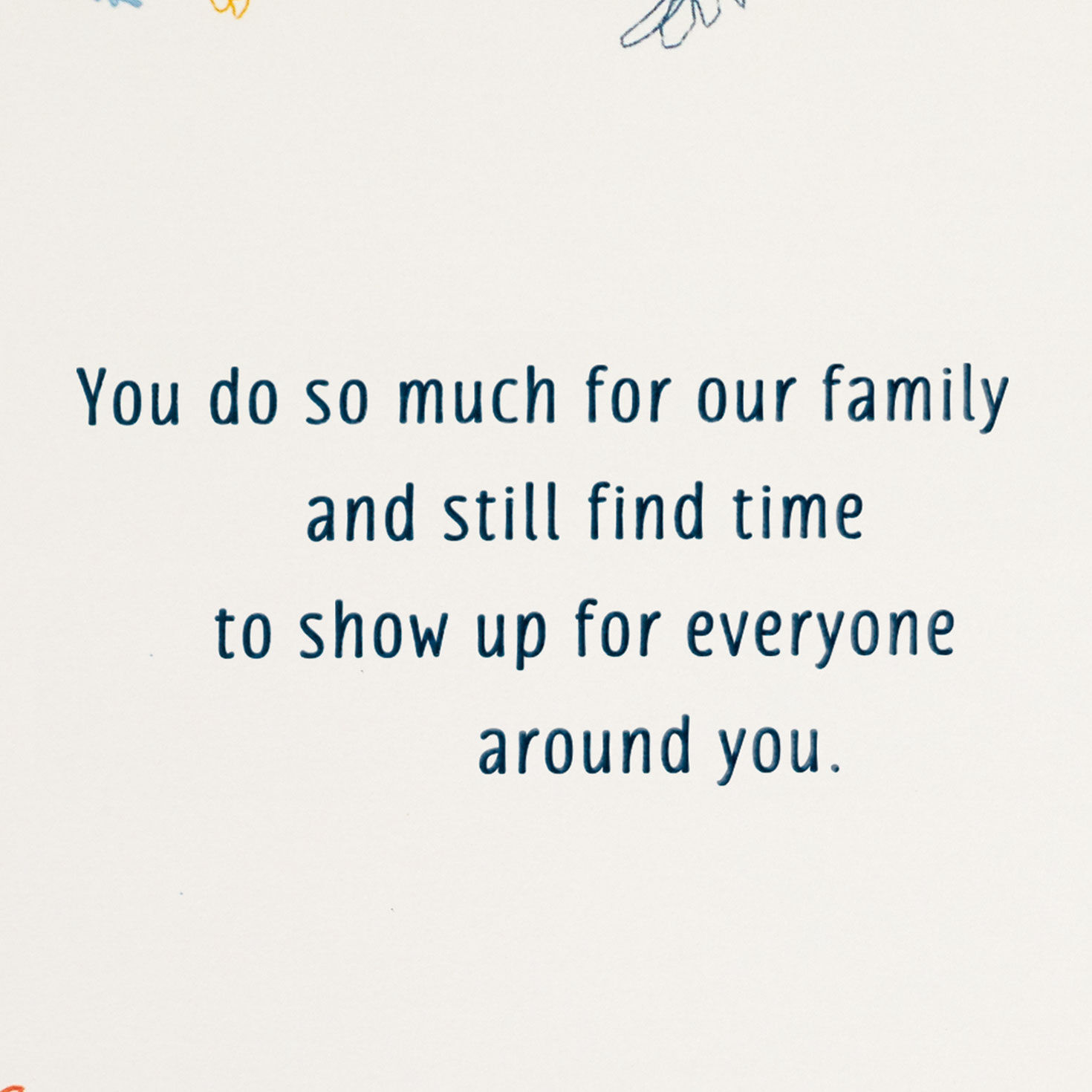 Flowers in Teapot Mom Mother's Day Card Sentiment image number 2