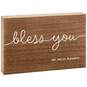 Bless You Wood Quote Sign, 9x5.75, , large image number 1