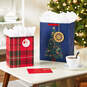 9.6" Santa With Wreath Medium Christmas Gift Bag, , large image number 2