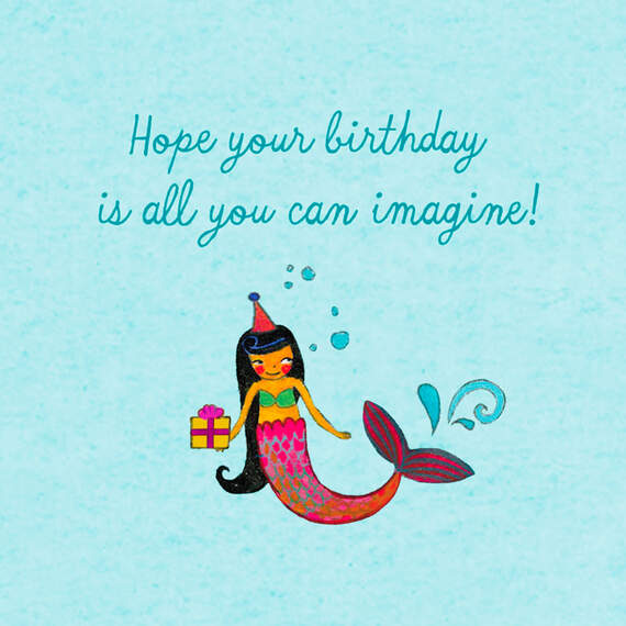 UNICEF Mermaid Birthday Card, , large image number 2