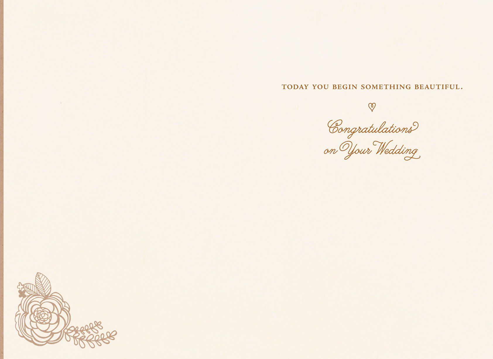 Something Beautiful Wedding Card