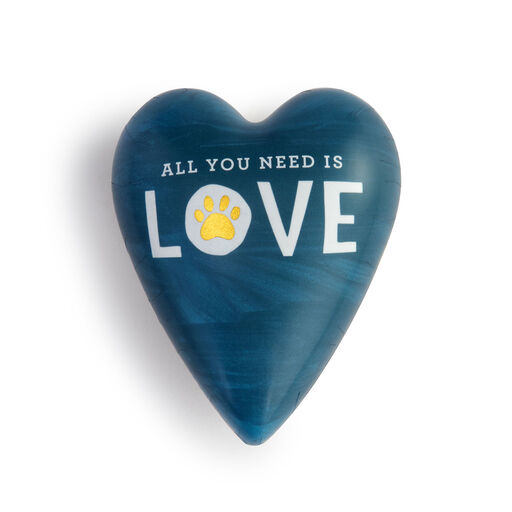 Demdaco All You Need Is Love Art Heart Keeper for Pet, 