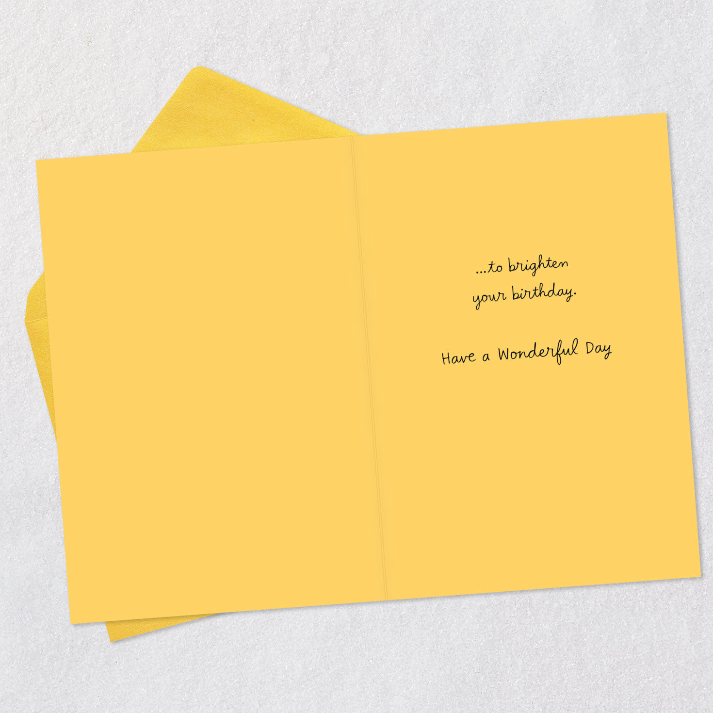 Sending You Sunny Thoughts Birthday Card, , large image number 3