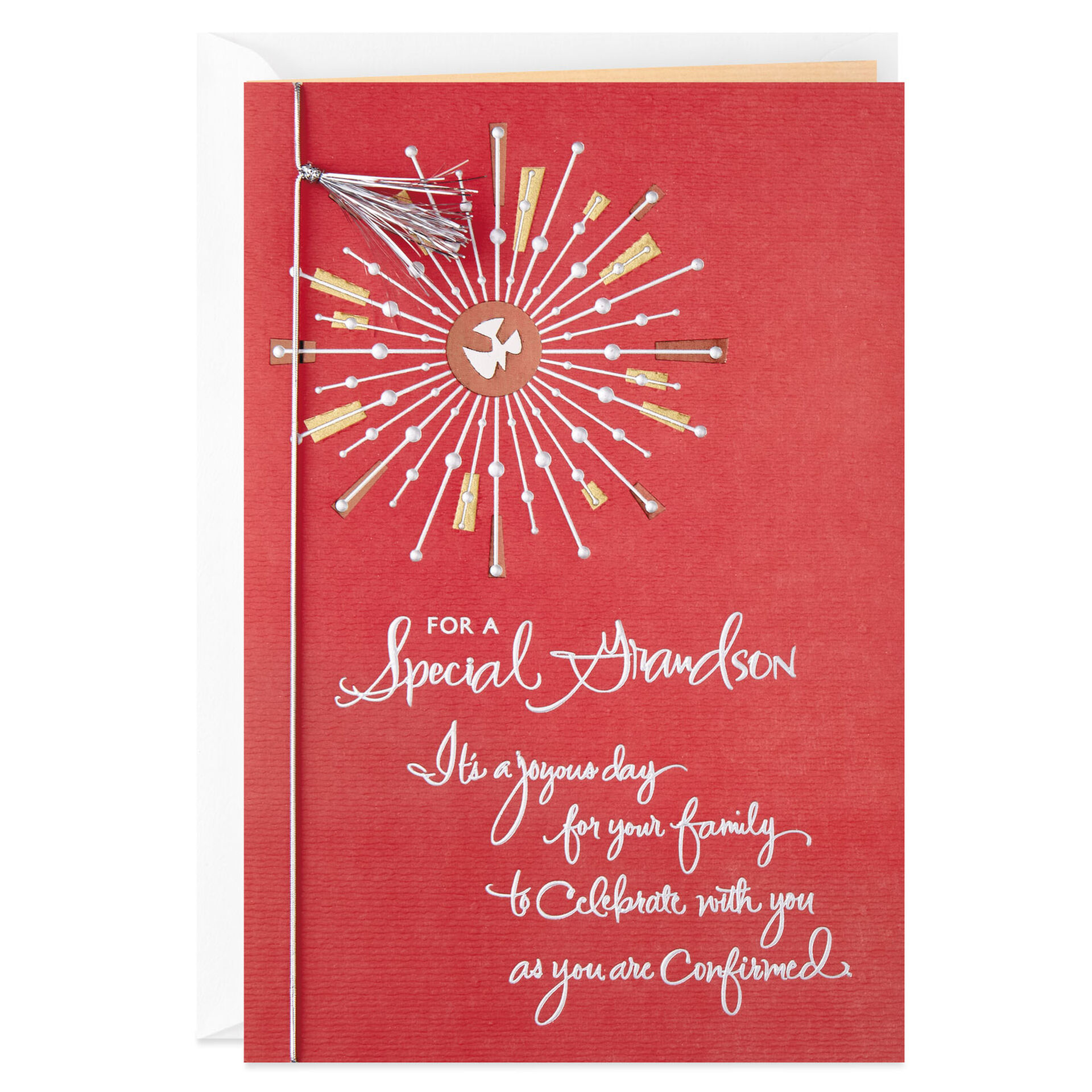 A Joyous Day Confirmation Card for Grandson Greeting Cards Hallmark
