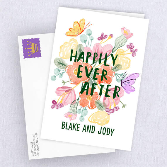 Personalized Happily Ever After Card, , large image number 4