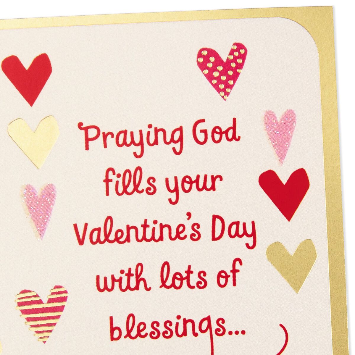 Blessings and Love Religious Valentine's Day Cards, Pack of 6 - Boxed