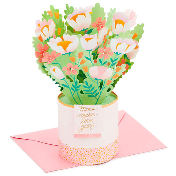 3D Pop-Up Bouquet Mother's Day Card